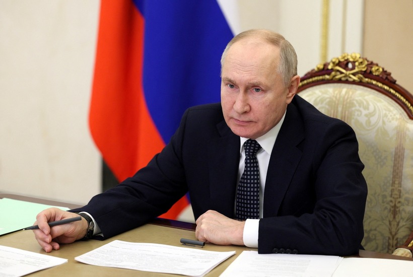 Tổng thống  Nga Vladimir Putin. Ảnh: Bloomberg
