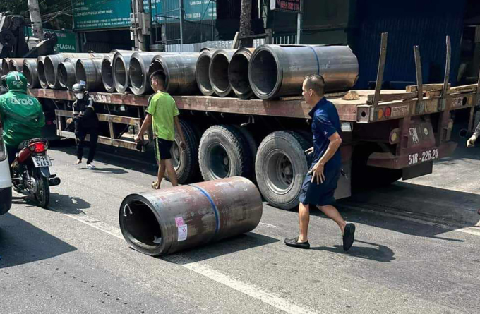 Hiện trường vụ tai nạn. Ảnh: VnExpress