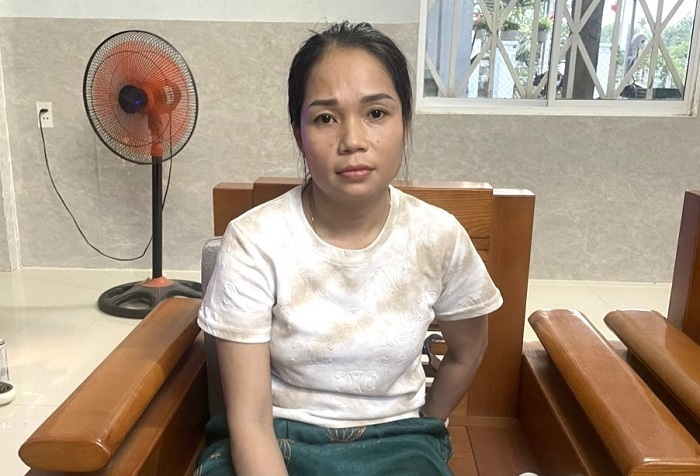 Đối tượng Nguyễn Thị Ngọc Loan cầm đầu đường dây. Ảnh: Công an Quảng Nam
