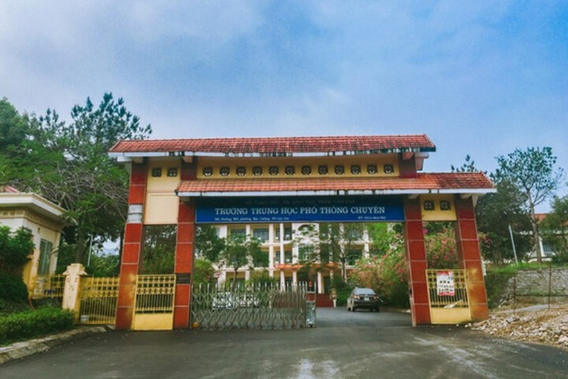Trường THPT Chuyên Lào Cai. Ảnh: VTC News.