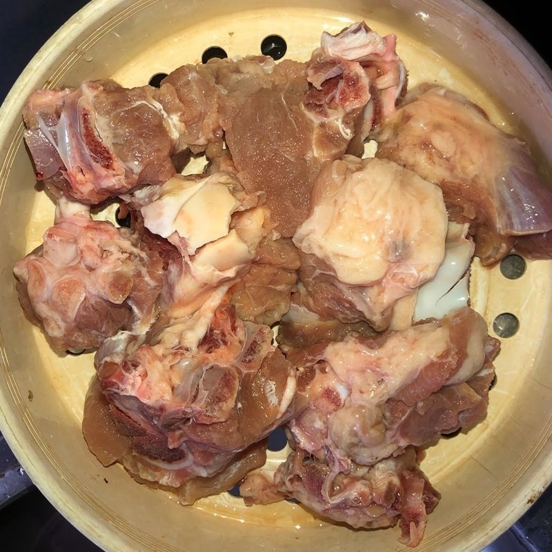 Sơ chế phần xương