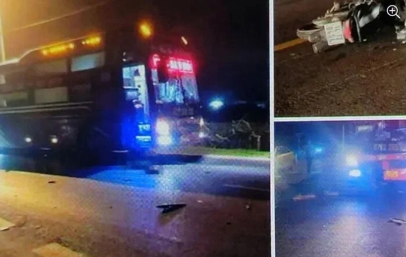Hiện trường xảy ra vụ tai nạn. Ảnh: VTC News.