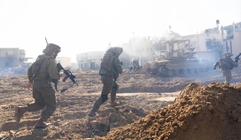 Binh sỹ Israel được triển khai ở phía Nam Dải Gaza ngày 23/1. Ảnh: TTXVN.