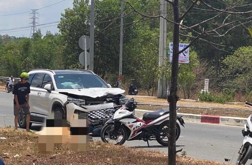 Hiện trường xảy ra vụ tai nạn. Ảnh: Báo Giao thông.