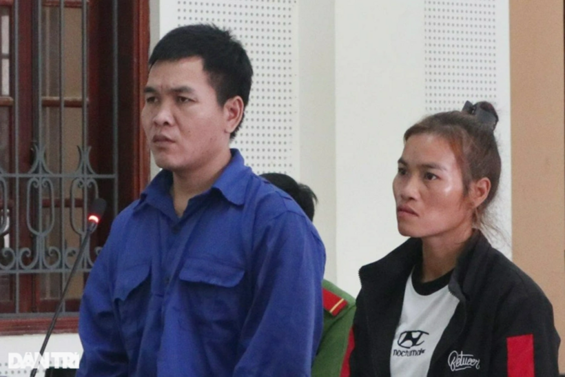 Hai anh em Lô Bún Ma và Lô Thị My tại phiên tòa. Ảnh: Dân Trí.