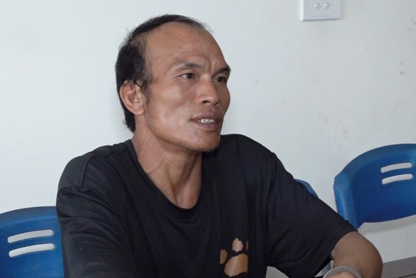 Lương Văn Bún bị bắt sau 22 năm trốn truy nã. Ảnh: Dân Trí.