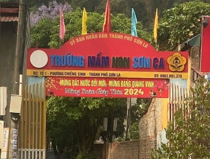 Trường Mầm non Sơn Ca. Ảnh: Lao động