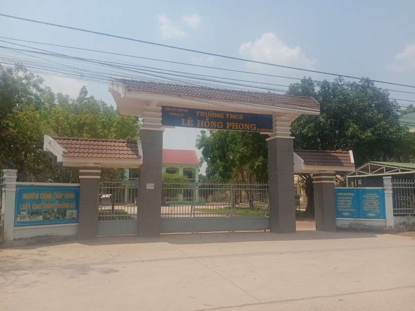 Trường THCS Lê Hồng Phong. Ảnh: Phụ nữ Việt Nam