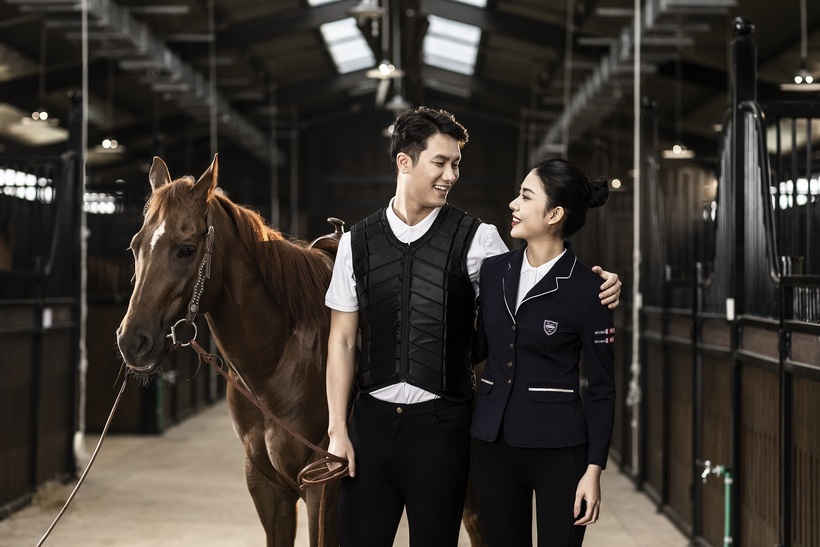 Vinhomes Royal Island là nơi đầu tiên đưa môn thể thao quý tộc cưỡi ngựa vào tiện ích sống