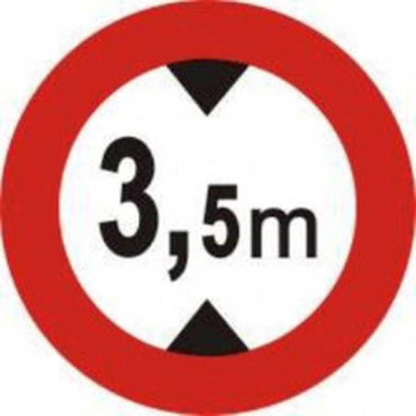Biển báo 3,5m