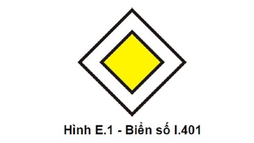 Biển báo bắt đầu đường ưu tiên