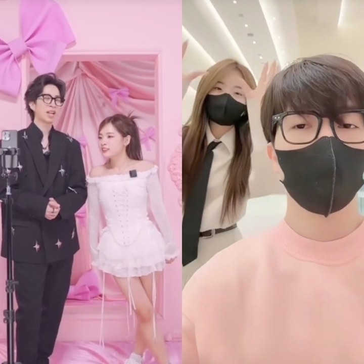 Một số hình ảnh nam streamer và nữ tiktoker xuất hiện bên nhau
