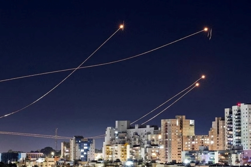 Cận cảnh hệ thống Vòm Sắt đánh chặn tên lửa phóng từ Dải Gaza. Ảnh: Reuters