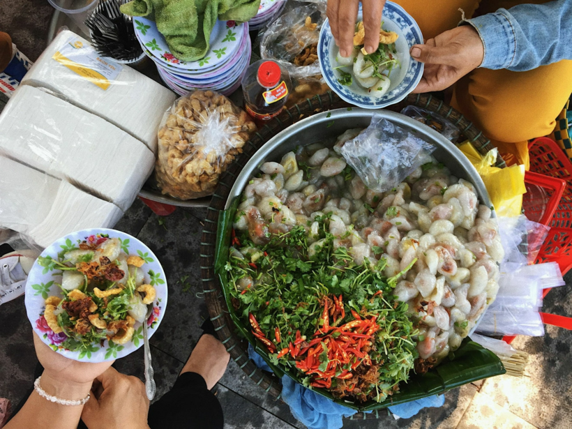 Các loại bánh bèo, bánh bột lọc.