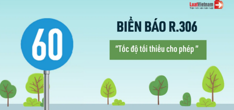 Biển R.306. Ảnh: Luật Việt Nam.