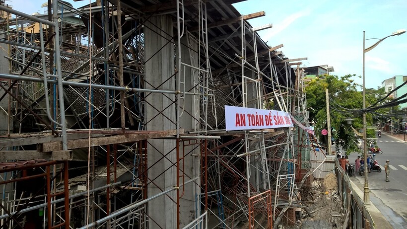 Sập sàn bê tông tại một dự án trên địa bàn Thành phố Thủ Đức - 1