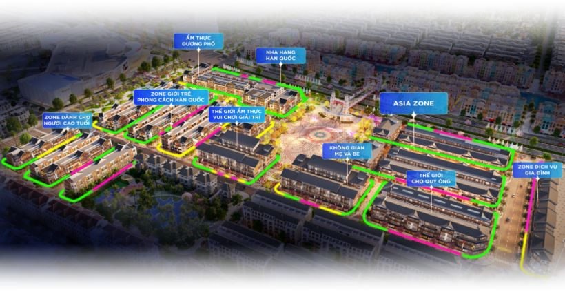 K-Town có quy hoạch ngành hàng hợp lý, tối ưu trải nghiệm khách hàng