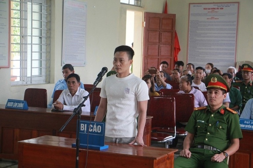 Nguyễn Thế Cường bị tuyên phạt 30 tháng tù. Ảnh: Người Lao Động