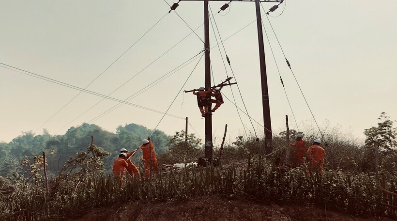 Công ty Điện lực Điện Biên diễn tập phòng chống thiên tai và tìm kiếm cứu nạn an toàn và xử lý sự cố - 5