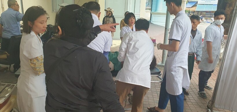 Ngay khi nhận được thông tin, các bác sĩ đã kịp thời hỗ trợ