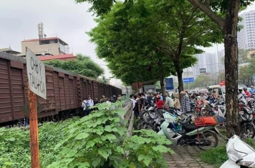 Hiện trường xảy ra vụ tai nạn. Ảnh: Báo Sức khỏe và Đời sống.