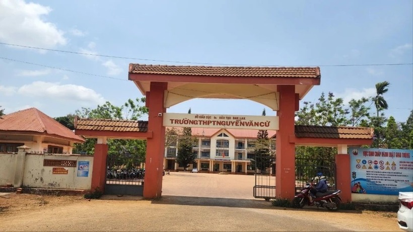 Trường THPT Nguyễn Văn Cừ. Ảnh: PLO
