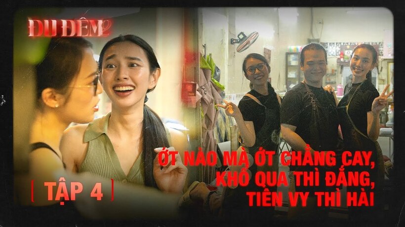 MC Khánh Vy được Hoa Hậu Thùy Tiên mời trải nghiệm "Đu đêm".