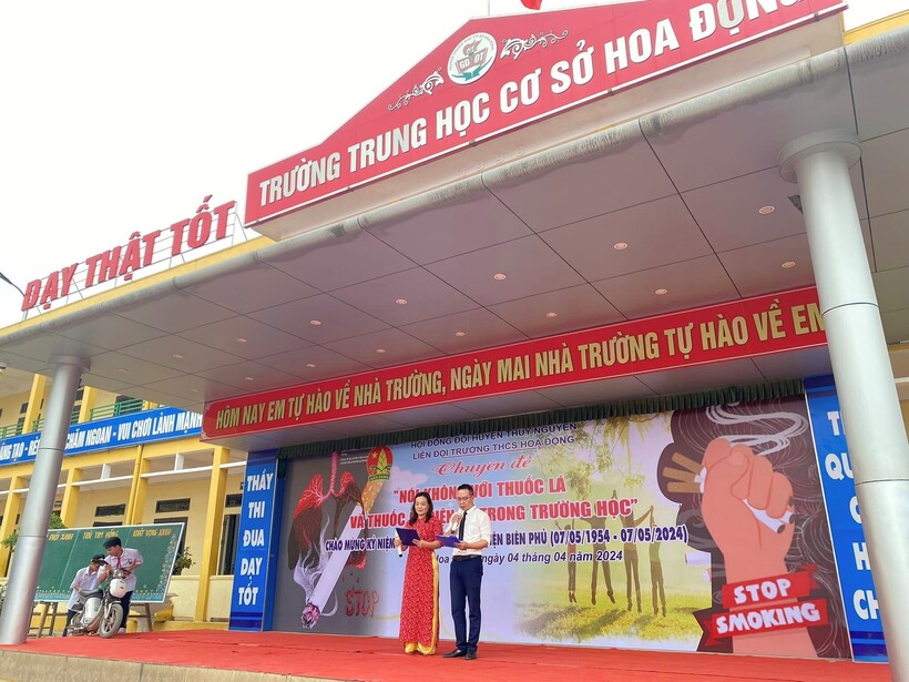 TRƯỜNG THCS HOA ĐỘNG (H. THỦY NGUYÊN, HẢI PHÒNG): Giáo dục chất lượng toàn diện - 4