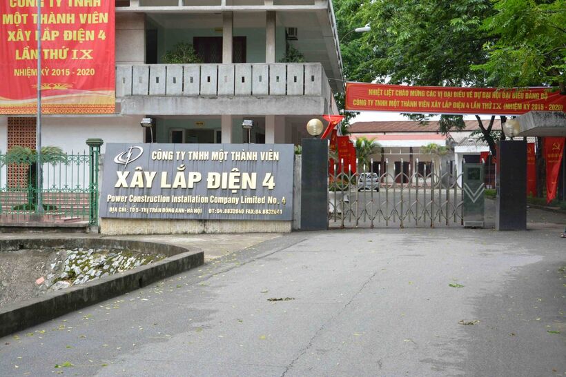 Công ty TNHH một thành viên xây lắp điện 4 là doanh nghiệp nhà nước, trúng nhiều gói thầu có tỉ lệ tiết kiệm bằng 0%. Ảnh trên website công ty.