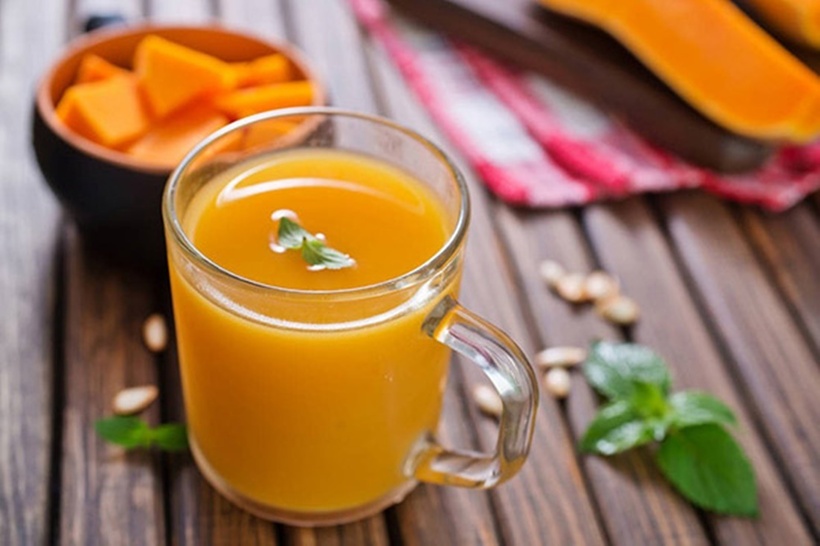 Những lợi ích trên cả tuyệt vời của nước bí đỏ sống.
