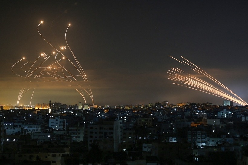 Hệ thống Iron Dome (Vòm Sắt) đã đánh chặn hàng nghìn tên lửa và UAV do Hamas và Hezbollah bắn trong vài năm qua. Ảnh: AFP