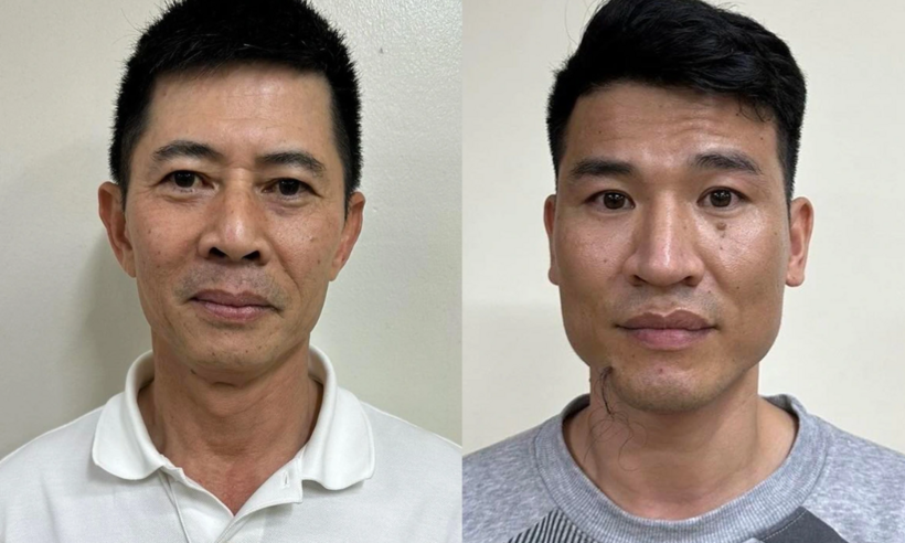 Nguyễn Duy Hưng (trái) và Trần Quang Anh (Ảnh: Bộ Công an)