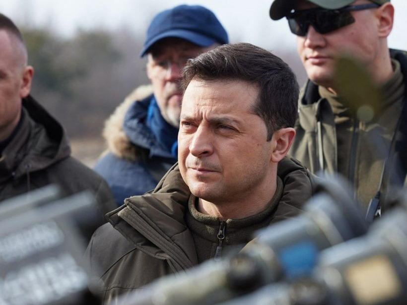 Tổng thống Ukraine Volodymyr Zelensky. Ảnh: Guardian