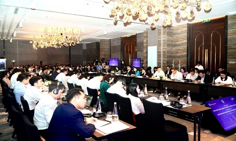 Toàn cảnh Hội thảo “Giải pháp nâng hạng thị trường chứng khoán Việt Nam”. Ảnh: UBCKNN.