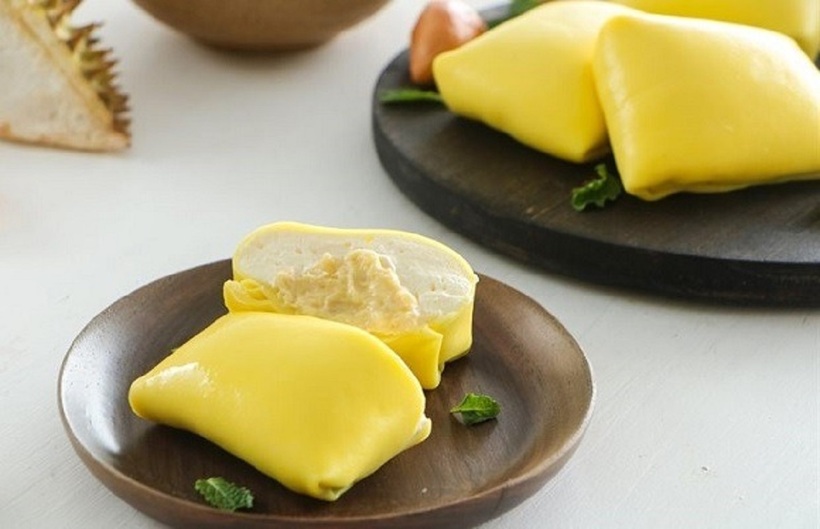 Bánh crepe sầu riêng