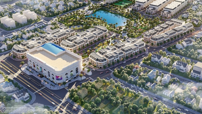 Vincom Plaza cộng hưởng cùng các căn shophouse hình thành tâm điểm mua sắm, vui chơi giải trí bất tận tại Vincom Shophouse Royal Park