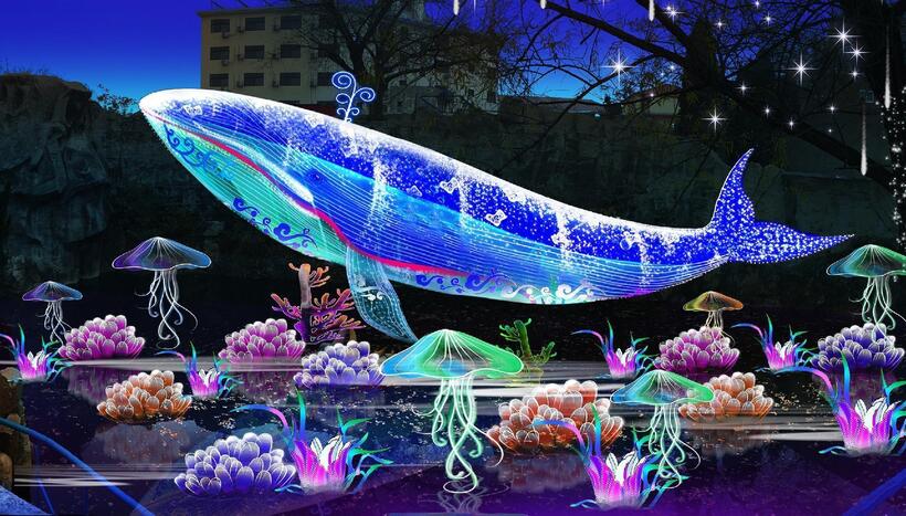 Công viên Ánh sáng Đồi Rồng - Dragon Ocean Lighting Park