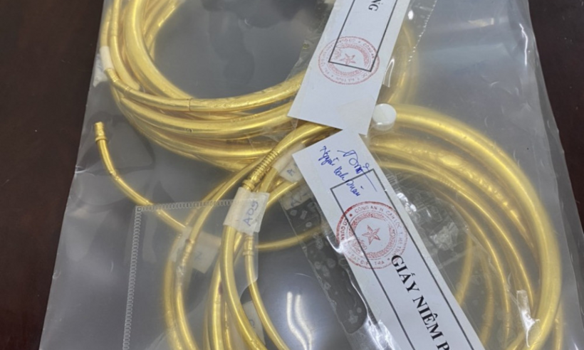 Tang vật thu giữ.