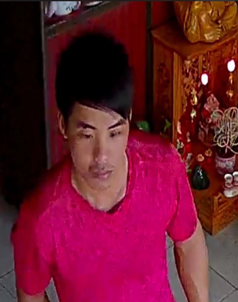 Hình ảnh nghi phạm được camera tại quán cà phê ghi lại. Ảnh: NLĐ