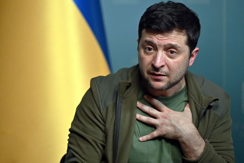 Tổng thống Ukraine Volodymyr Zelensky. Ảnh: AFP