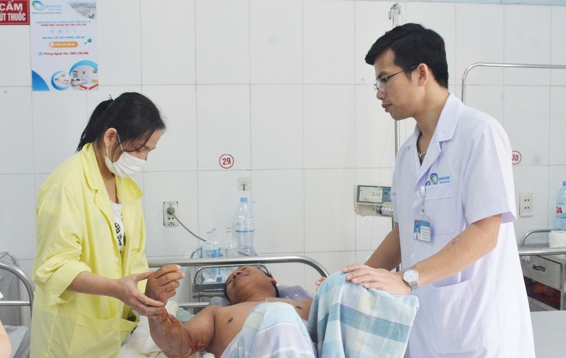 Bệnh nhân may mắn được phẫu thuật kịp thời