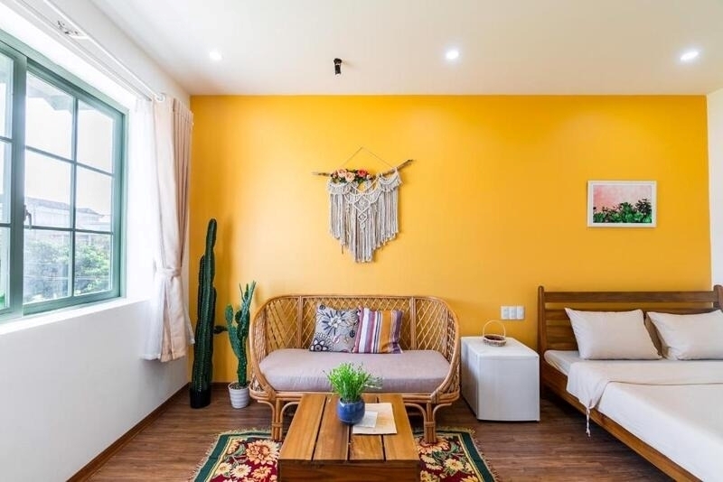 Nắng homestay với tone màu hợp vibe mùa về