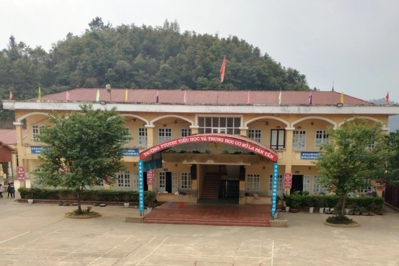 Trường PTDTBT TH&THCS La Pán Tẩn. Ảnh: Dân trí