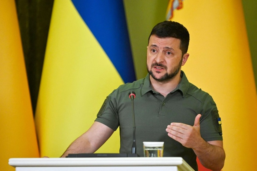 Tổng thống Ukraine Volodymyr Zelensky. Ảnh: AFP