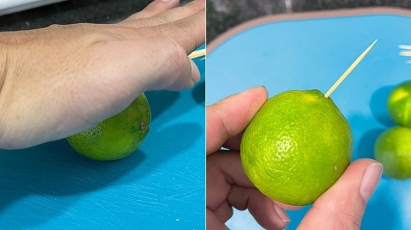 Quả chanh mềm sẽ dễ vắt nước hơn.