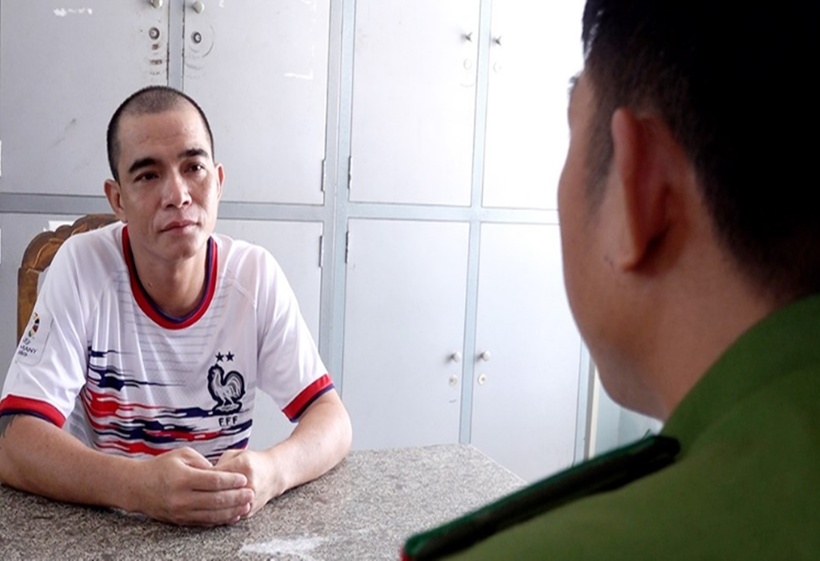 Võ Quốc Bảo khai nhận tại cơ quan công an. (Ảnh: CA)