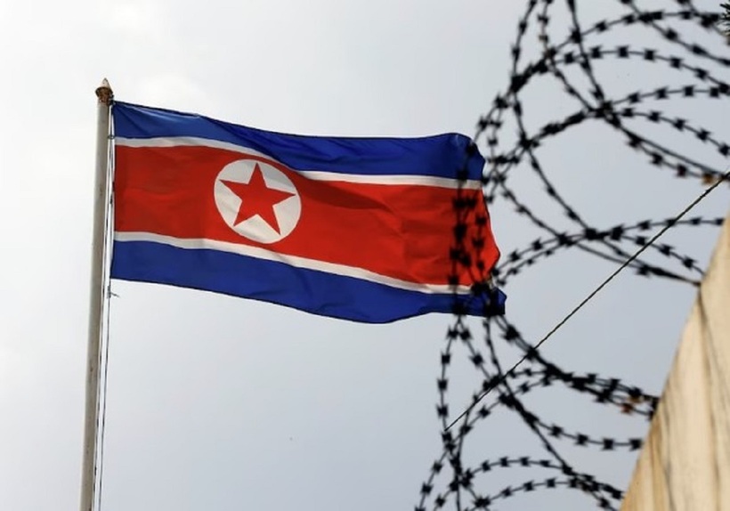 Quốc kỳ Triều Tiên. Ảnh: Reuters