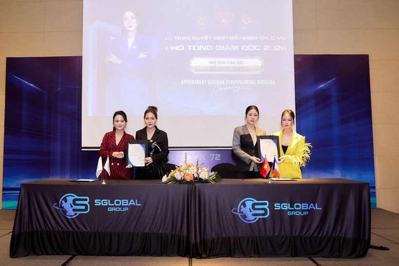 Kí kết bổ nhiệm chức vụ Phó tổng giám đốc Hương Nguyễn và Phó tổng giám đốc Vũ Kim Anh