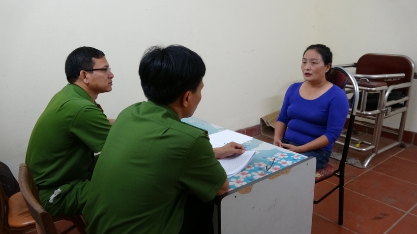 Đối tượng Trần Thị Hạnh ra đầu thú sau 24 năm trốn truy nã. (Ảnh: Công an)