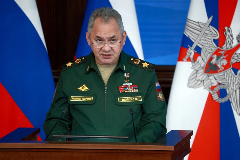 Bộ trưởng Quốc phòng Nga Sergey Shoigu. Ảnh: Reuters